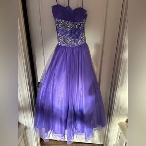 Macduggal couture gown
